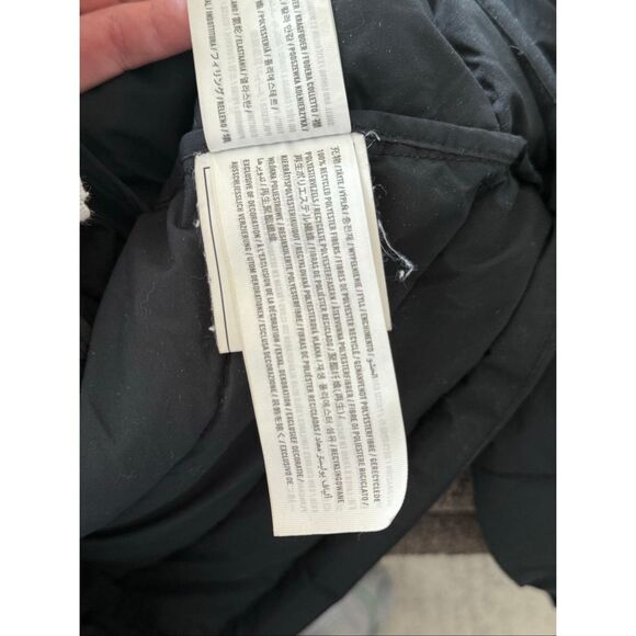 Abercrombie & Fitch Stretch Lightweight Hooded Puffer Jacket Black Small - Picture 7 of 8